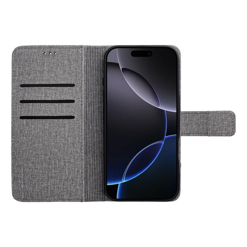 Entdecken Sie die Gomma Book Handyhülle für Ihr Apple iPhone 16e! Stilvoll und funktional mit TPU-Material, Kartenfächern und Magnetverschluss. Optimaler Schutz und Komfort!