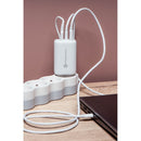 Forcell Travel Charger GaN 65W with 2x USB type C socket, 1x USB A - 3A with PD and Quick Charge 4.0 function