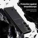 Die Dux Ducis Rafi II Mag Case für Samsung Galaxy 24 bietet MagSafe-Kompatibilität, stilvollen Schutz und praktische Funktionen wie RFID-geschützte Kartenfächer und einen verstellbaren Ständer für optimale Nutzung. Ideal für Stil und Sicherheit!