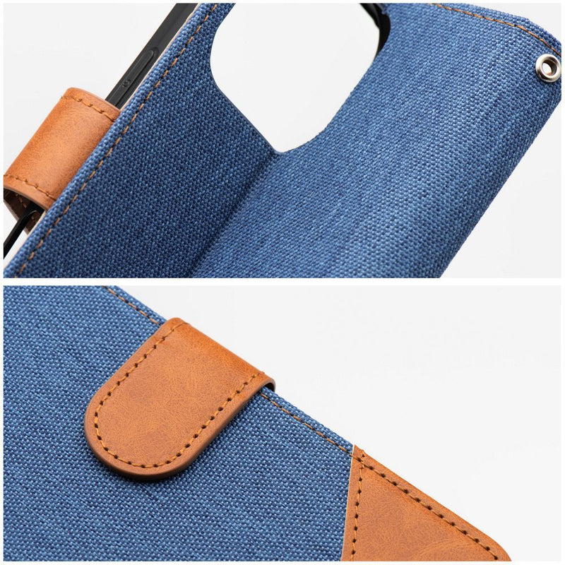 Entdecken Sie das Jeans Book für Apple iPhone 17 Air: Ein stylisches Case mit Denim-Finish, drei Kartenfächern und robustem Verschluss. Perfekter Schutz & Stil für Ihr Smartphone. Ideal für den Alltag.
