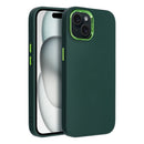 Schützen Sie Ihr Apple iPhone 15 mit dem Frame Case – stilvoll und effektiv. Verstärkte Kanten, weiches TPU Material und eine erhöhte Rahmung bieten optimalen Schutz. Elegantes, mattes Design für modernen Look. Ideal für iPhone 15.