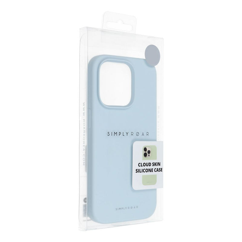 Schützen Sie Ihr Apple iPhone 15 Pro optimal: Das Roar Cloud Skin Silicone Case bietet perfekten Schutz, Zugriff auf alle Tasten, drahtloses Laden ohne Entfernen des Cases. Perfekter Sitz und stilvolles Design!