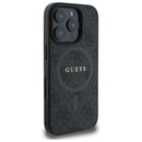 Maximieren Sie den Schutz und Stil Ihres iPhone 16 Pro Max mit der Guess 4G Ring Classic Logo MagSafe Schutzhülle. Robuster Schutz, elegantes Design und umweltfreundliches Leder mit 4G-Muster bieten Ihrem Smartphone Prestige und Sicherheit. Ideal für Stilbewusste!