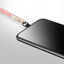 Verstellbares Handy-Handgelenkband (Lanyard)Max. Schlaufenlänge 18cm | Für Smartphone-Hüllen | Pink/Weiß