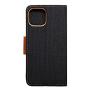 Schick und sicher: Die CANVAS Book Case Schutzhülle für das iPhone 14 in Schwarz mit edlem Lederakzent bietet stilvollen Schutz für Ihr Smartphone. Mit praktischer Aufklappfunktion und robustem Material, ideal für den Alltagsgebrauch.