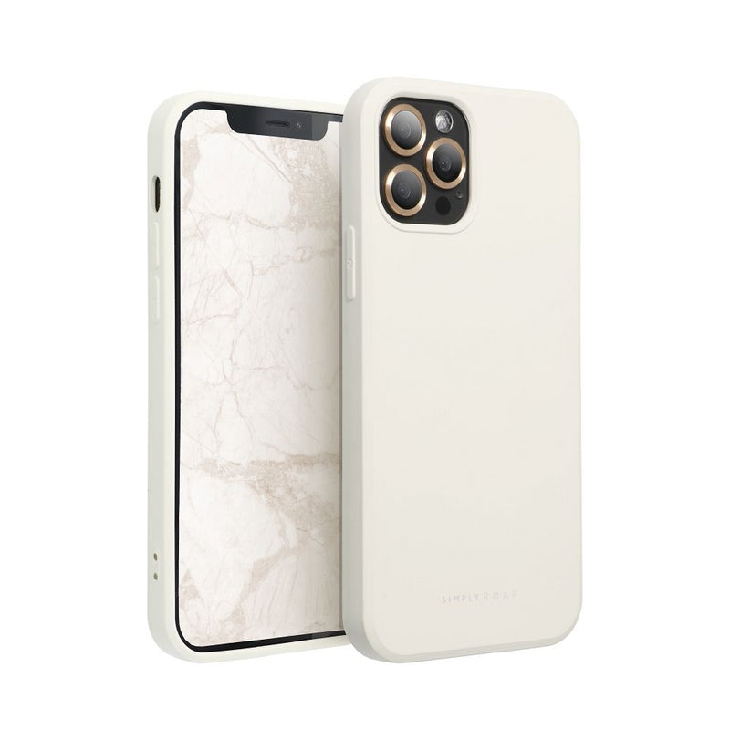 Schlicht und elegant: Die weiße Schutzhülle für das Apple iPhone 14 bietet schlanken Schutz und unterstreicht das stilvolle Design des Smartphones. Ideal für den alltäglichen Gebrauch.