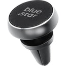 Entdecken Sie den BLUE STAR ROUND MAGNETIC - einen eleganten, schwarzen Auto-Lüftungshalter, der Funktionalität mit einem modernen Design vereint. Mit der 360° Rotationsfunktion und dem starken Magnetverschluss bietet er den perfekten Halt für Ihr Gerät auf jeder Fahrt.