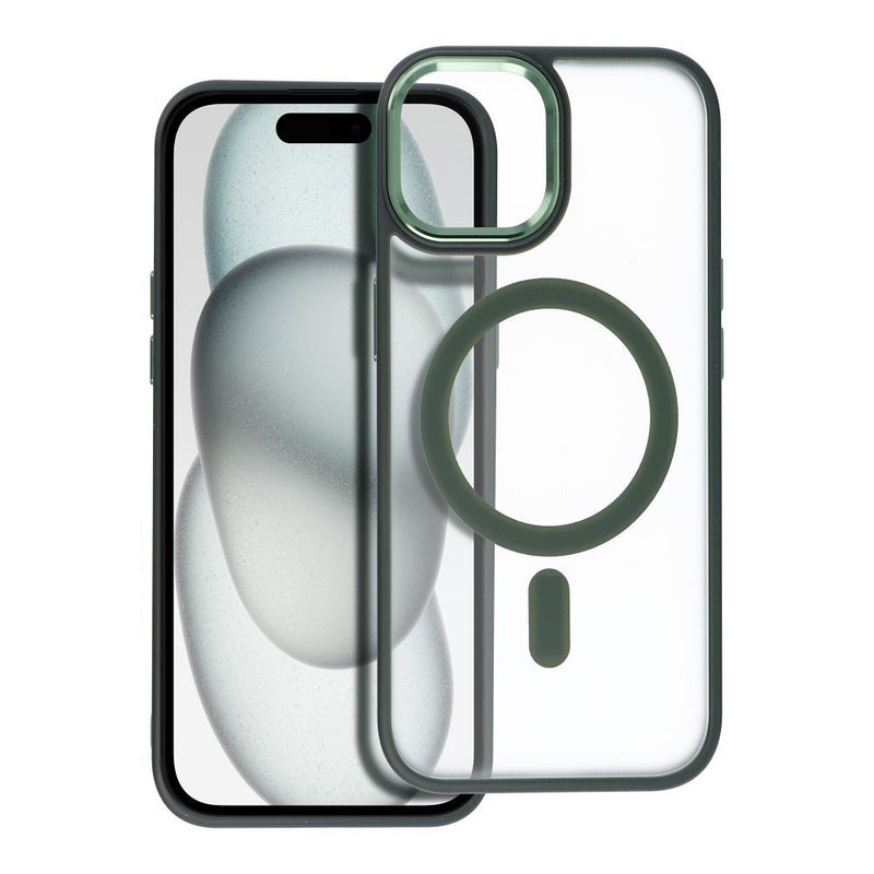 Schützen Sie Ihr Apple iPhone 15 stilvoll mit dieser eleganten, grünen Schutzhülle. Perfekter Halt und Schutz vor Kratzern garantiert!