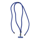 Stylischer SWING (8mm) Phone Lanyard in dunkelblau, ideal für bequemes Tragen Ihres Handys. Mit einer verstellbaren Länge von 165 cm bietet er Flexibilität und Sicherheit. Perfekt für den Alltag und unterwegs!