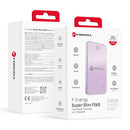 Die Forcell F-Energy SuperSlim F5K8 Powerbank bietet mit einer Kapazität von 5000 mAh eine elegante und effiziente Möglichkeit, Ihre Geräte unterwegs aufzuladen. Mit MagSafe-Kompatibilität und einer Schnellladefunktion von QC4.0 und PD3.0 ist sie perfekt für iPhones und andere Geräte. Ihr schlankes, lila Design macht sie zudem zu einem stylischen Begleiter für jeden Tag.