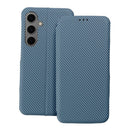 Entdecken Sie das Folio Side Magnet Case für Ihr Samsung Galaxy S25 Ultra. Optimaler Schutz mit seitlicher Magnetschließung, perfekt für den S-Pen. Stylisches Öko-Leder mit Karbonmuster bietet Komfort und Eleganz. Jetzt verfügbar!