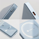 Die Forcell F-Energy SuperSlim F5K8 Powerbank in Blau bietet eine elegante und kompakte Lösung mit 5000 mAh. Sie unterstützt die MagSafe-Technologie und ermöglicht schnelles Laden dank QC4.0 und PD3.0 mit bis zu 15W. Ideal für iPhones, AirPods und Apple Watch – perfekt für mobile Nutzer!