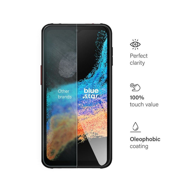 Maximaler Schutz für Ihr Samsung Galaxy Xcover 6 Pro: Hochwertiges Panzerglas schützt vor Kratzern und Stößen, erleichterte Montage für eine blasenfreie Anwendung. Genießen Sie Displayklarheit und Touchsensitivität mit der Sicherheit eines 9H gehärteten Schutzglases.