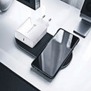 Schnelles Aufladen unterwegs: Forcell Netzladegerät mit 45W, USB Typ C, Quick Charge 4.0. Kompakt, ideal für Reisen. Effizientes Laden für Smartphones und Tablets.