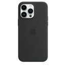 Apple Silikon-Case MagSafe für das Apple iPhone 14 Pro Max - schwarz
