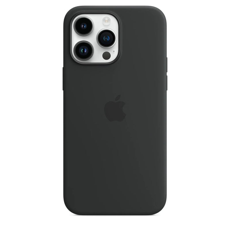 Apple Silikon-Case MagSafe für das Apple iPhone 14 Pro Max - schwarz