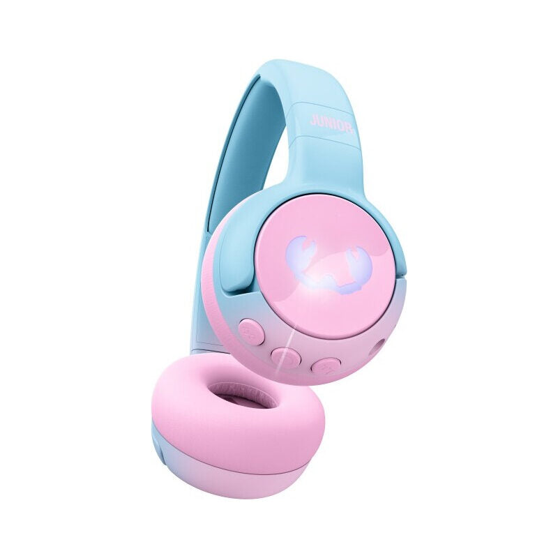 Bluetooth-Kinderkopfhörer Code Junior, faltbar, On-Ear, Rosa/Blau