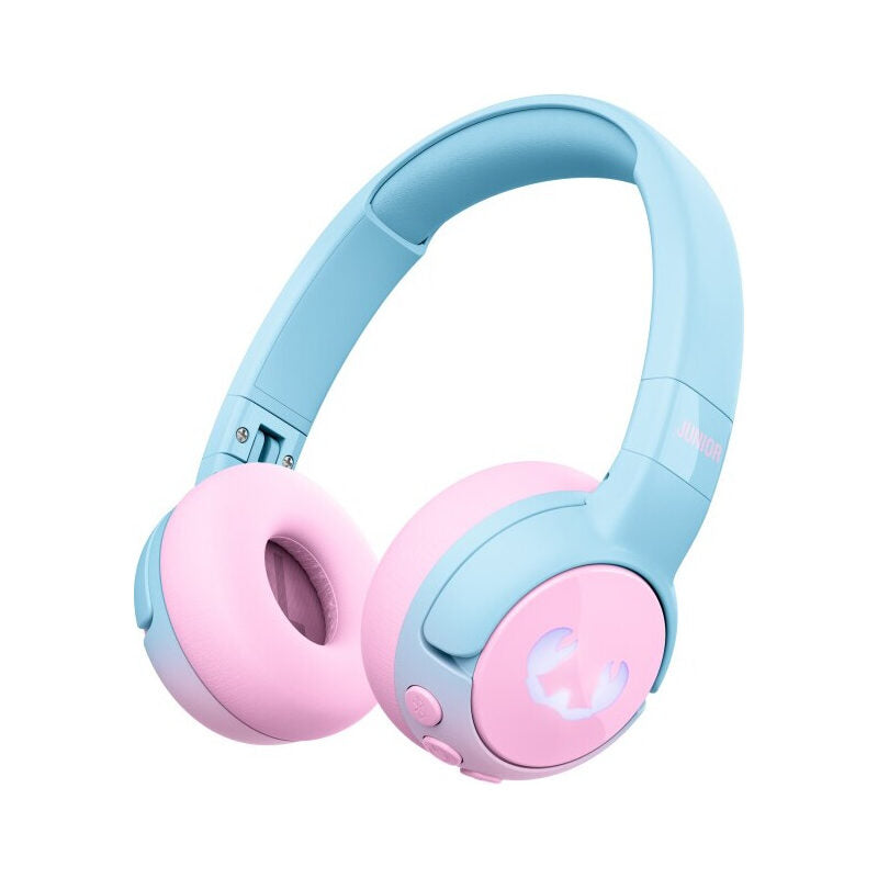 Bluetooth-Kinderkopfhörer Code Junior, faltbar, On-Ear, Rosa/Blau