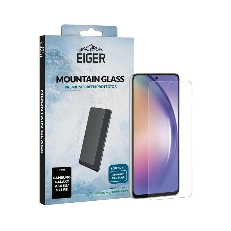 Eiger 2,5D Mountain Screen Protector Glass für Samsung Galaxy S23 FE