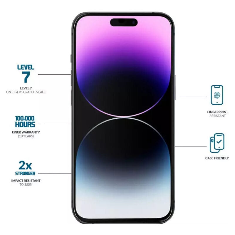 Eiger Mountain Glass Clear Edge für das iPhone 15 Pro: Das ultimative Schutzglas