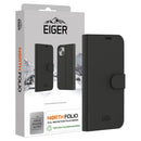 Eiger North Folio Case für das Apple iPhone 16 Pro in schwarz