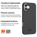 Eiger Grip Case für iPhone 16 (Schwarz)