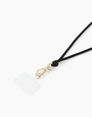 Ideal of Sweden Cord Phone Strap Black