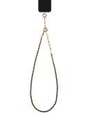 Ideal of Sweden Cord Phone Strap Black
