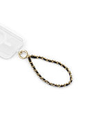 Ideal of Sweden Phone Wristlet Strap Noir Gold