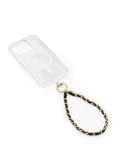 Ideal of Sweden Phone Wristlet Strap Noir Gold