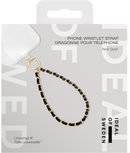 Ideal of Sweden Phone Wristlet Strap Noir Gold