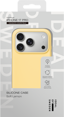 Ideal of Sweden Silicone Case MagSafe iPhone 17 Pro Soft Lemon