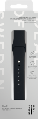 Ideal of Sweden Silicone Watch Band 42/44/45/46/49 S-M Black