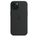 iPhone 15 Silicone Case with MagSafe - Black