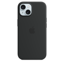iPhone 15 Silicone Case with MagSafe - Black