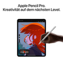 Apple iPad Pro 11 Zoll Wi-Fi + Cellular mit Standardglas, 256GB, silber (M4)