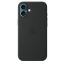 Apple iPhone 16 Plus Silikon Case mit MagSafe, schwarz