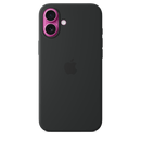 Apple iPhone 16 Plus Silikon Case mit MagSafe, schwarz