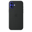 Apple iPhone 16 Plus Silikon Case mit MagSafe, schwarz