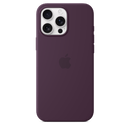 Apple iPhone 16 Pro Max Silikon Case mit MagSafe, pflaum