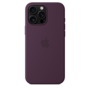 Apple iPhone 16 Pro Max Silikon Case mit MagSafe, pflaum