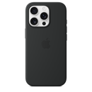 Apple iPhone 16 Pro Silikon Case mit MagSafe, schwarz