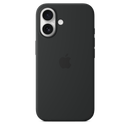 Apple iPhone 16 Silikon Case mit MagSafe, schwarz