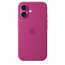Apple iPhone 16 Silikon Case mit MagSafe, fuchsia