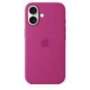 Apple iPhone 16 Silikon Case mit MagSafe, fuchsia