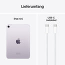 iPad mini Wi-Fi + Cellular, 256GB, violett, 8,3 Zoll (7. Gen.)