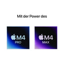 MacBook Pro 14 Zoll mit M4 Pro Chip, 12-Core CPU und 16-Core GPU, 24GB, 512GB SSD, silber