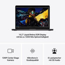 MacBook Pro 14 Zoll mit M4 Pro Chip, 12-Core CPU und 16-Core GPU, 24GB, 512GB SSD, space schwarz