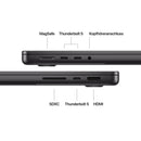 MacBook Pro 14 Zoll mit M4 Pro Chip, 12-Core CPU und 16-Core GPU, 24GB, 512GB SSD, space schwarz