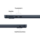 MacBook Air 13 Zoll mit M4 Chip, 10-Core CPU und 10-Core GPU, 16GB, 512GB SSD, mitternacht